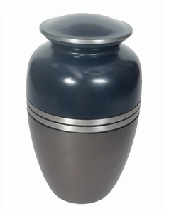 โลหะสไตล์อเมริกันทนทาน27ซม. โกศเผาออกแบบสำหรับขี้เถ้ามนุษย์ - Product Image 4
