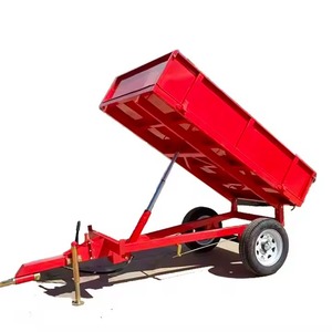 Remorque à benne de ferme de qualité avec essieu et moteur pour tracteur neuf et utilisé pour la construction à des fins agricoles - Product Image 3