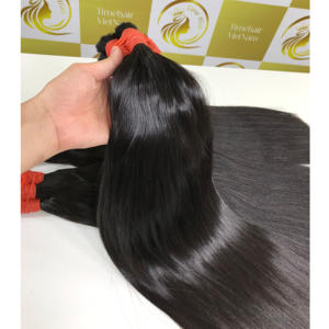 Tendencia caliente 100% Extensiones de cabello Remy ruso natural Mejor calidad 40-100cm Paquetes negros largos - Product Image 1