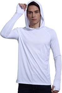 Camiseta con Capucha de Pesca con Protección Solar UPF 50+ Personalizada para Hombre, Camiseta de Manga Larga para Senderismo, Pesca, Correr al Aire Libre, Fácil de Lavar - Product Image 2