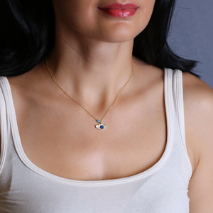 Colgante de Plata de Ley 925 con forma de ojo, joyería hecha a mano, turco - Product Image 4