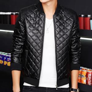 Personnaliser gris anthracite moutarde véritable peau de mouton col de chemise tenue de camionneur classique décontracté lisse léger vestes en cuir - Product Image 6