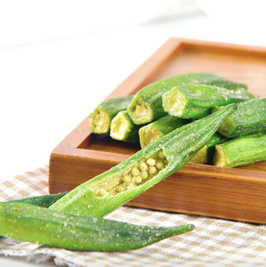 Chips de okra secos de alta calidad, ideales para aperitivos versátiles, elaborados en Vietnam con un perfil suave y crujiente. - Product Image 6