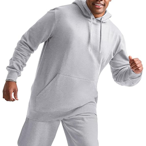 Sudaderas con capucha y sudaderas de hombre de algodón y poliéster con logotipo personalizado y etiqueta privada bordada, sudaderas con capucha lisas - Product Image 3