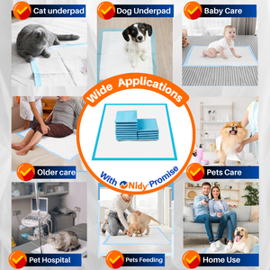 NIDY Coussinets jetables pour les soins d'hygiène personnelle Drap de protection de lit absorbant doux pour la maison Salle de bain Voyage Coussin jetable - Product Image 6