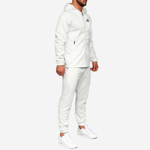 Ensemble de survêtement d'entraînement et de jogging pour homme, nouvelle mode, deux pièces, avec cordon de serrage, respirant, idéal pour l'hiver, qualité supérieure, 100% coton épais - Product Image 3