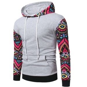 Sweat-shirts d'hiver en coton 100% de qualité supérieure, nouvelle conception personnalisée, fabrication directe, texture de manches contrastées, polaire - Product Image 4
