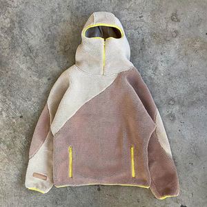 New Design Wholesale Factory Customizable Premium Manufacture <b>Sherpa</b> Hoodie Oem Odm Warm Basics Hooded Sublimation For <b>Men</b> - Product Image 1