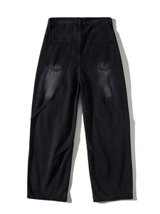 กางเกงเอี๊ยมผู้ชายดีไซน์ใหม่ ไซส์ใหญ่ ผ้ารักษ์โลก ระบายอากาศดี ขายดี ทรงตรง ผ้าพลิ้ว สไตล์ลำลอง แฟชั่น ขากว้าง ทรงหลวม - Product Image 3