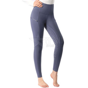Mallas para montar a caballo Pantalones de montar ajustados para mujer Pantalones ecuestres con estampado de silicona Pantalones de montar a caballo - Product Image 1
