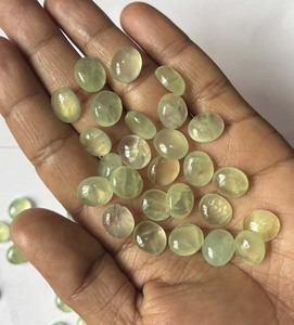 Naturel 10X12MM Lâche prehnite Gemstone Mix Forme Gemstone Making Pour Anneaux Avec Bijoux Gemstone Pour La Journée D'été Lâche Nat - Product Image 3