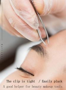 Pince à épiler premium pour sourcils – Meilleur outil de beauté pour l'épilation – Élimination des poils du visage et des éclats cutanés – Acier inoxydable - Product Image 4