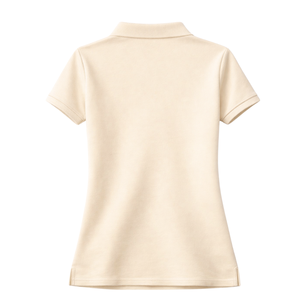 Polo Legacy Ivoire Sororité Grecque Femme Rose & Vert Tenue Décontractée Élégante pour Sororité Universitaire - Product Image 4