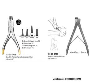 Alicates ortopédicos Dobladores Instrumentos de varilla Acero inoxidable Pakistán Maher Instrumentos quirúrgicos - Product Image 3