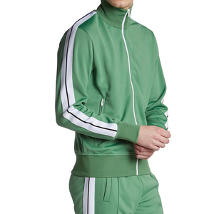 Survêtement Urbain Performance Élite à Capuche Imprimé Uni, Veste Zippée et Pantalon Athlétique Slim, Séchage Rapide, Design Écologique pour le Streetwear - Product Image 3