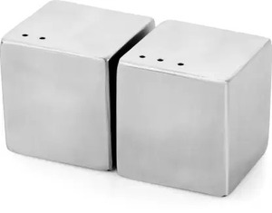 Recién llegado, juego de vajilla de acero inoxidable, latas de especias de Metal de calidad, que incluyen salero, pimentero y lata de cacao con azúcar en polvo - Product Image 3