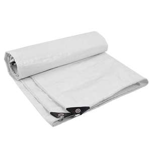 Bâche en polyester blanc durable avec des performances d'étanchéité supérieures pour les applications extérieures - Product Image 4