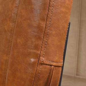 Ensemble de 2 tabourets de bar Art Leon en acier de haute qualité avec cuir PU pour la cuisine - Product Image 3