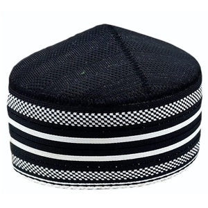 Personnalisé Namaz Prières Chapeau Casquettes Impression islamique Mode En Gros Respirant Coton Arabie Arabe Kufi Broderie Imprimer Musulman Casquettes - Product Image 1