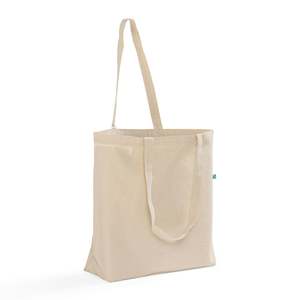 Recycled Trader's RC219 Canvas Tote <b>Bags</b> Eco-Friendly Cotton Fabric Beach <b>Bags</b> <b>Medium</b> Size Letter Personalized for Advertising - Product Image 3