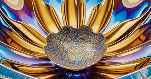 Eco-Friendly Brass Fruit Bowl Kitchen Counter Fruit Basket for Candy Vegetables <b>Dining</b> Room <b>Table</b> Office Home Decor - Product Image 4