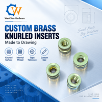 Custom Knurled Threaded Inserts for Precision CNC Turned Components Made to Drawing