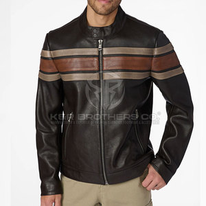 Veste d'hiver en cuir à la mode pour hommes vêtements d'extérieur décontractés avec un design léger et chaud veste d'hiver en cuir PU pour hommes - Product Image 2