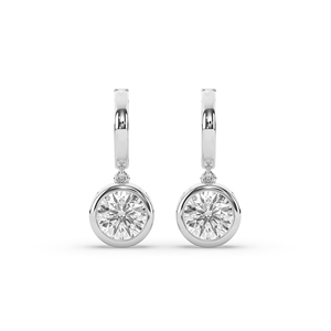 Pendientes de Diamantes Redondos de Laboratorio de 2.70Ct, Oro de 10K, Fabricante, Ligeros, Estética Única, Joyería Fina, Suministro al por Mayor - Product Image 6