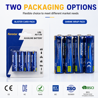 Piles alcalines ultra-performantes AA 1,5 V LR6 AM-3, piles primaires OEM/ODM, étiquette privée, piles en vrac provenant d'une usine OEM avec certifications CE et KC