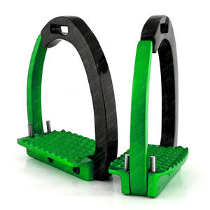Equipo ecuestre profesional Estribos DE SEGURIDAD Diseño de bloqueo de pie Mecanismo lateral separable Uso de salto y resistencia Ligero - Product Image 1