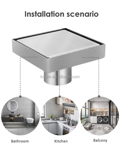 Desagüe <span class=keywords><strong>de</strong></span> Piso para Baño <span class=keywords><strong>de</strong></span> Acero Inoxidable <span class=keywords><strong>de</strong></span> Alta Calidad, Personalizado, Integrado en el Piso, con Filtro para Cabello, para Lavabo <span class=keywords><strong>de</strong></span> Baño - Product Image 4