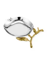 Neue Luxuriöse Moderne Art Deco Metall-Handwerkskunst Multifunktionale Anpassbare Mehrteilige Servierschalen Silber Gold Blattgold Zweig-Design
