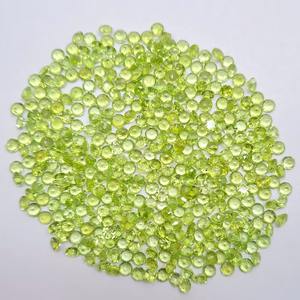 Mehrajudin Gems, Piedra Preciosa de Peridoto Verde Natural de 4mm, Piedra Suelta Calibrada con Corte Brillante, Piedra de Nacimiento de Agosto, Certificada por Terceros - Product Image 2