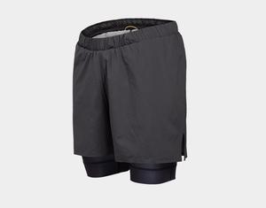 Short de fitness athlétique pour hommes personnalisé OEM 2 en 1 séchage rapide respirant léger poches latérales couleurs unies short de gymnastique d'entraînement - Product Image 5