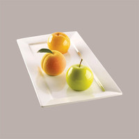 3D siliconen mal voor realistische fruitdesserts, 62 mm diameter x 52 mm hoogte, alleen handwas mogelijk