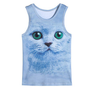 OEM personalizado verano algodón camiseta sin mangas para las mujeres Anti-Logo espacios en blanco sublimación caliente transpirable Paquete de piezas ropa Casual - Product Image 1