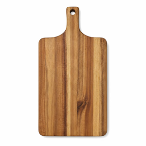 Planche à découper en bois naturel avec poignée intégrée, écologique, forme rectangulaire, épaisseur 1,5 cm - REHMAN CRAFT - Product Image 5