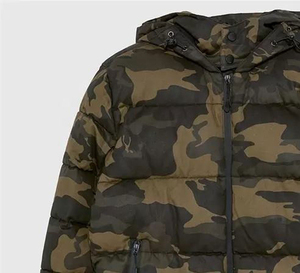 Chaqueta cortavientos de alta calidad para hombre, chaqueta de lluvia estampada impermeable de tela de poliéster transpirable con cremallera completa personalizada para hombre - Product Image 5