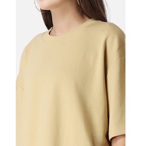 T-Shirt d'été pour femmes de haute qualité grande taille personnalisable manches courtes décontracté coupe ample Bangladesh - Product Image 3