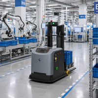Robot Chariot Élévateur AGV Contrepoids Laser SLAM 2 Tonnes pour l'Automatisation d'Entrepôt, Levée 3m, Sécurité 4 Niveaux, Recharge Rapide 2H, CPD20