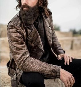 แจ็คเก็ตหนังจระเข้นูนสำหรับนักขี่จักรยานโลโก้ออกแบบได้ตามต้องการผู้ผลิตแบบมืออาชีพ - Product Image 1