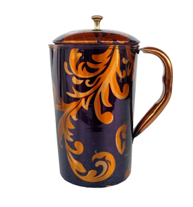 Nouveau design élégant de cruche à eau imprimée en cuivre pour la maison, le restaurant et les hôtels en acier inoxydable Articles de décoration Produit le plus exigeant - Product Image 2