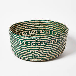 Green Seagrass <b>Belly</b> Basket Natural Straw Folding Laundry Hamper for Dirty Clothes Storage - Product Image 2