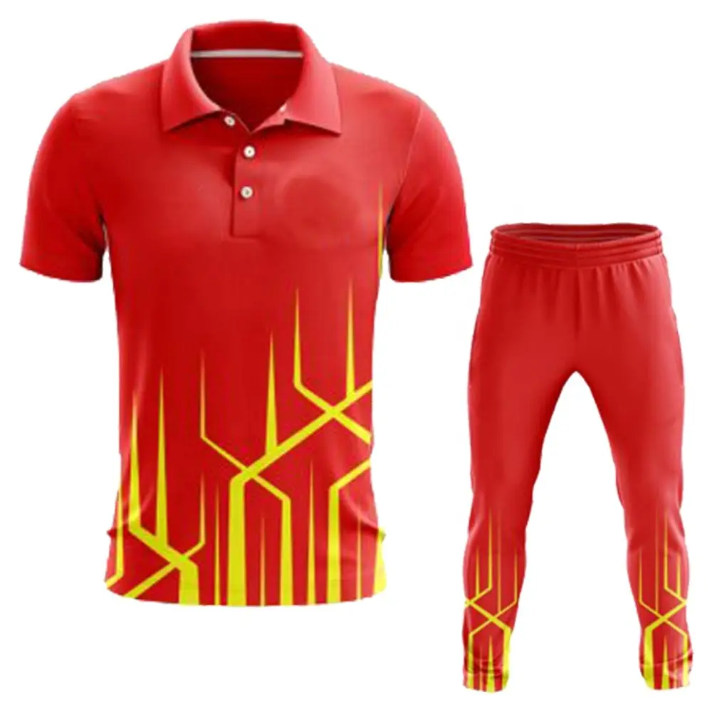 Uniforme de cricket, atacado de fábrica, 2023 personalizado, conjunto de uniforme para homens, camisas de manga longa