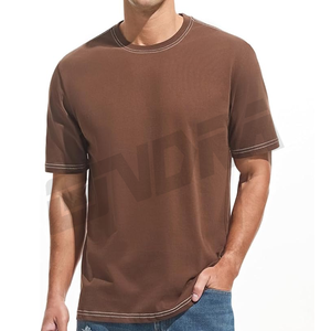 T-shirt unisexe surdimensionné avec col montant, design basique uni, streetwear tendance, tissu doux, look audacieux à avoir au quotidien - Product Image 2