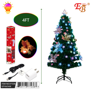 Para UL certificado 4FT/120T LED preiluminado árbol de Navidad de alta calidad grande Artificial multiaccesorios 5M hogar decorativo con bisagras - Product Image 1