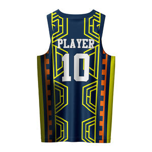 Personalizado Hombres Nuevo Patrón Personalizado Baloncesto Kit Equipo Club Baloncesto Uniforme Nuevo Diseño Uniforme de Baloncesto con bajo Moq - Product Image 3