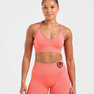 Soutien-gorge de sport personnalisé pour femmes, respirant, sans couture, réglable, yoga, vêtements de fitness à bretelles - Product Image 6