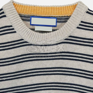 Pull en tissu mélangé respirant, léger, doux, tricoté, pour l'intérieur, vêtements d'hiver pour hommes - Product Image 3