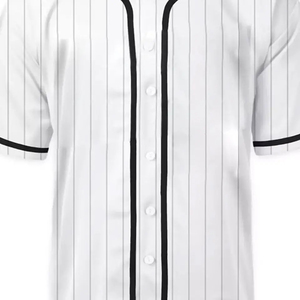 Camiseta de béisbol personalizada Unisex, malla de poliéster, transpirable, antibacteriana, cuello en V, nombre personalizado, número, Impresión de logotipo - Product Image 3